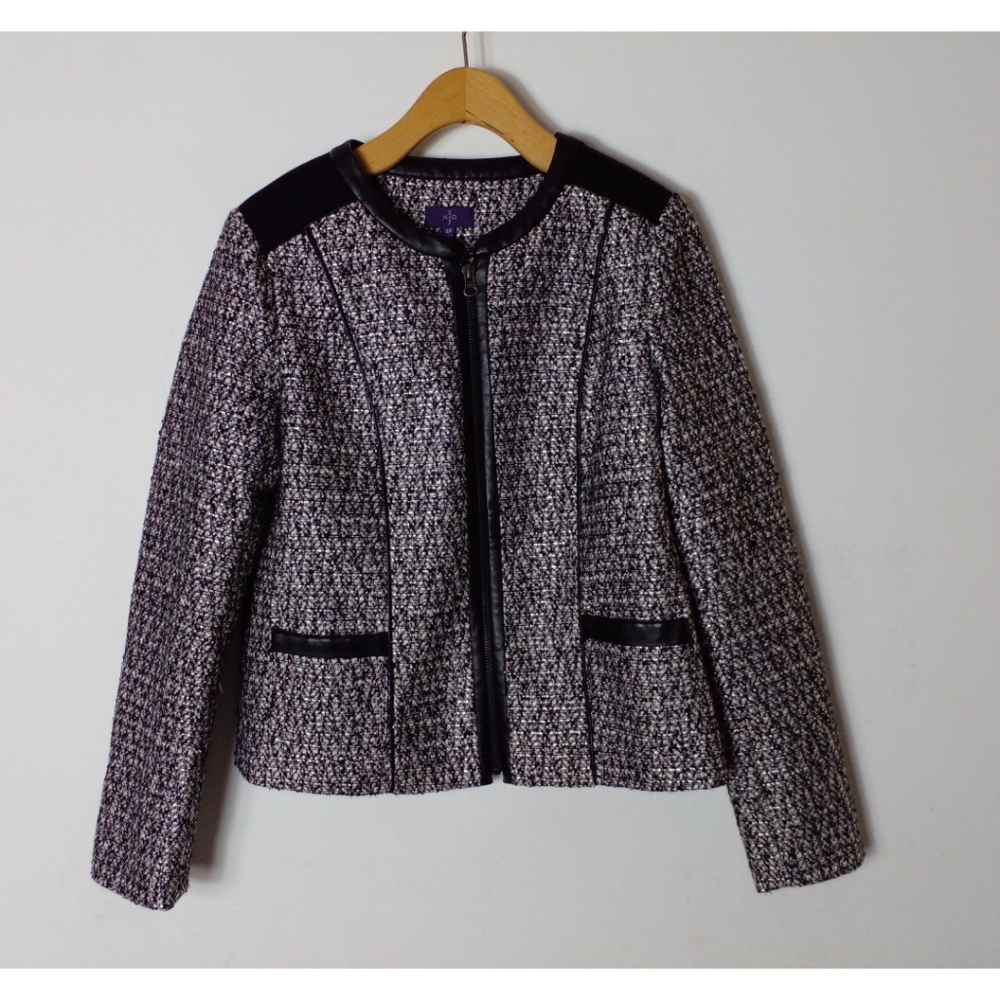 NYDJ Women's Tweed Blazer Jacket Size 4P
